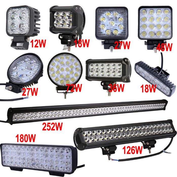 PROJECTORES FAROIS LED 18Watt/ 24Watt / 48Watt / 27Watt Stock Nacional