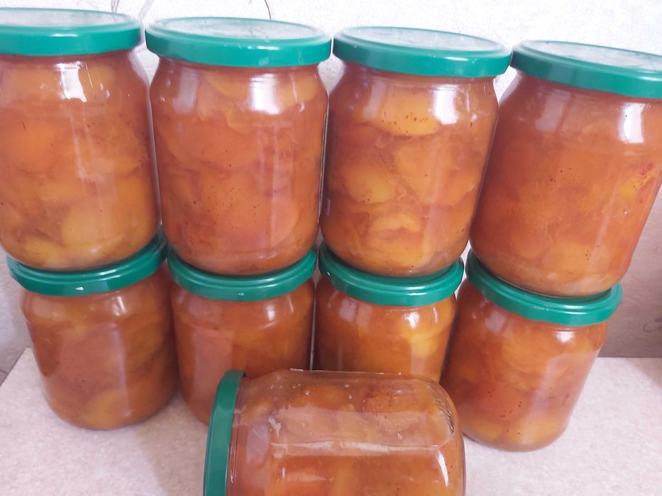 Джем из алычи желтой 2025г, варенья: алычевое, абрикосовое, из вишни