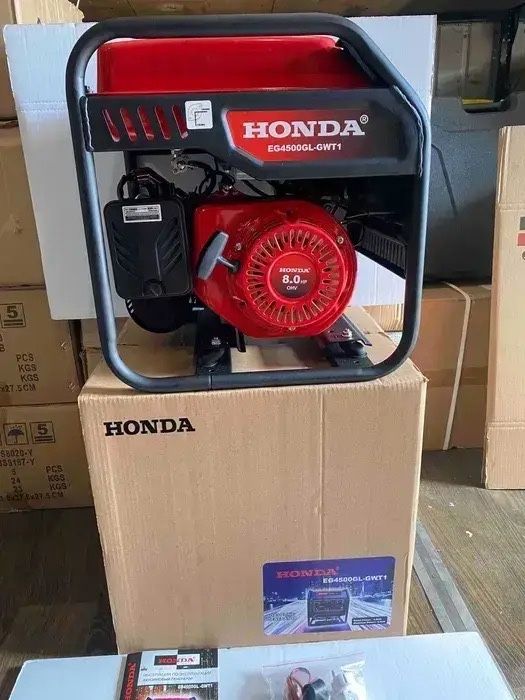 Інверторний генератор HONDA 4.5 кВт бензиновий, мідна обмотка.