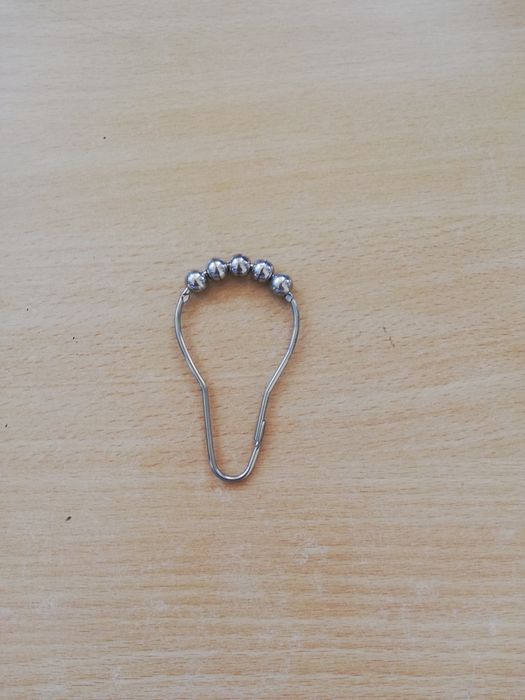 Ganchos para cortina de duche em aço inoxidável