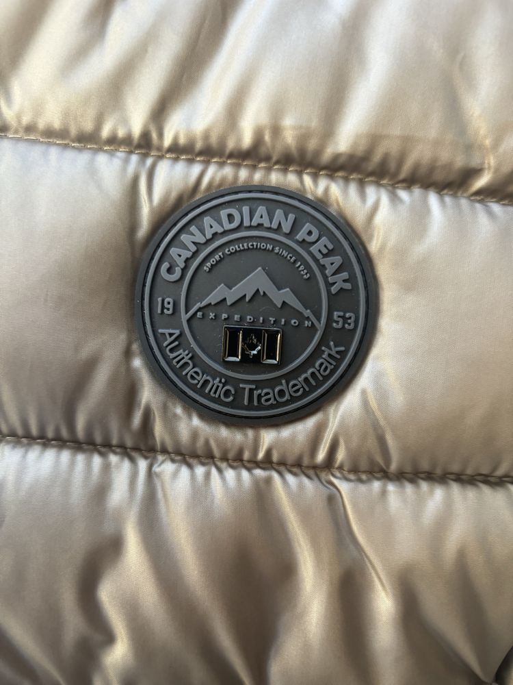 Colete Canadian Peak L Cinza/Verde