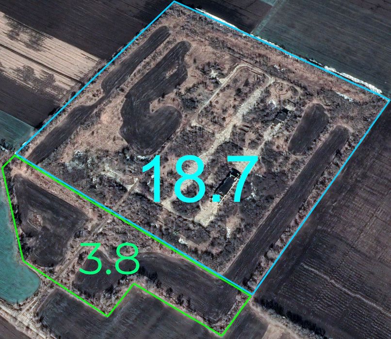 ПРОДАЖ 3.8га промислової зони. Київська Область. Ракитнянский Район