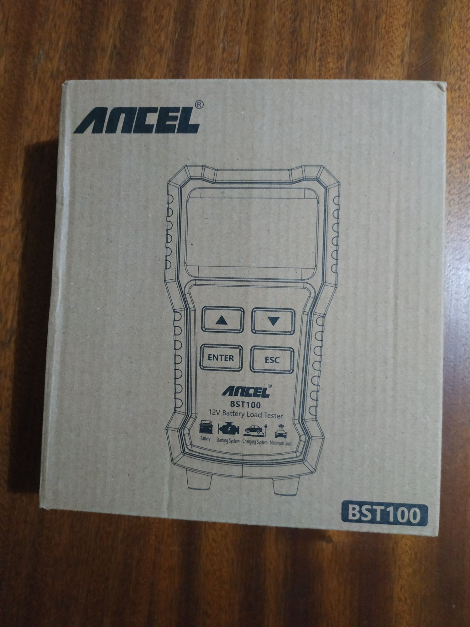 Тестер для перевірки акумуляторів, ANCEL BST100