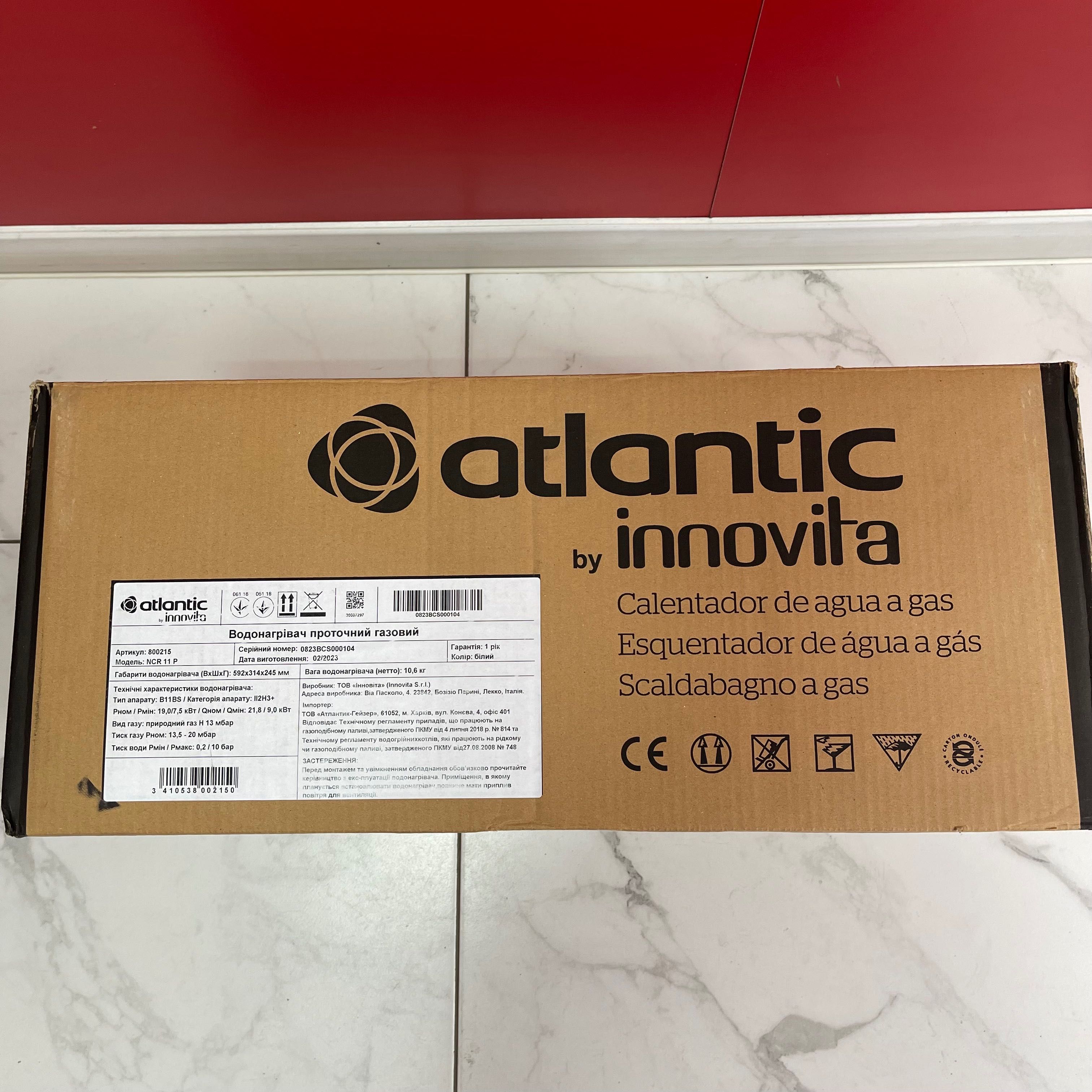 Газовая колонка Atlantic by Innovita NTR 11 P