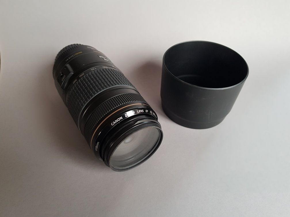 Canon, obiektyw, 70-300 mm 1:4-5,6 is USM
