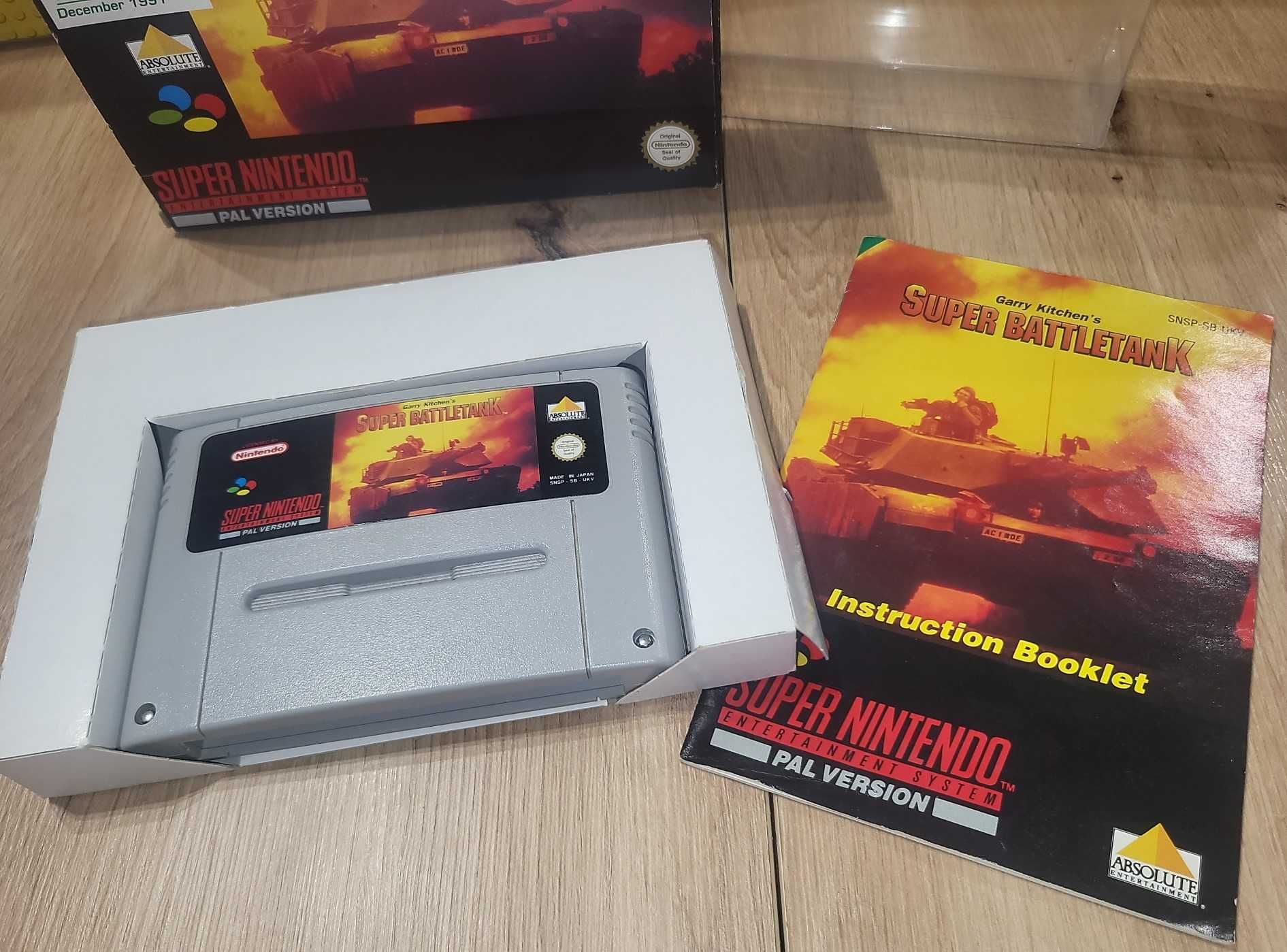 Gra Super Battletank NINTENDO SNES - DB+ stan CIB Komplet +Protektor