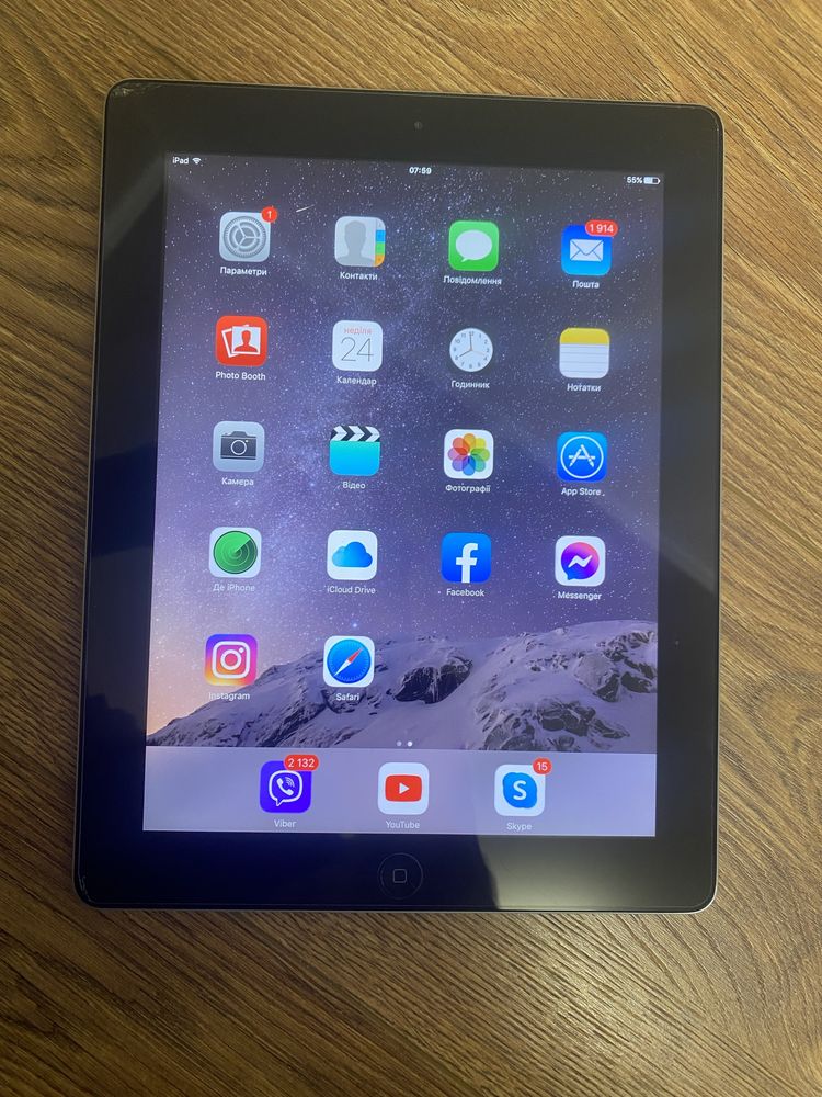 iPad 4 16 gb Wi-Fi, без сім карти