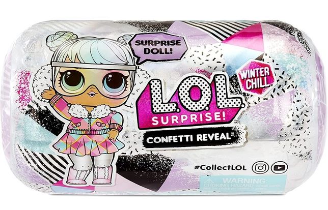 LOL Surprise Winter Chill Confetti Surprise Dolls with 15 Surprises