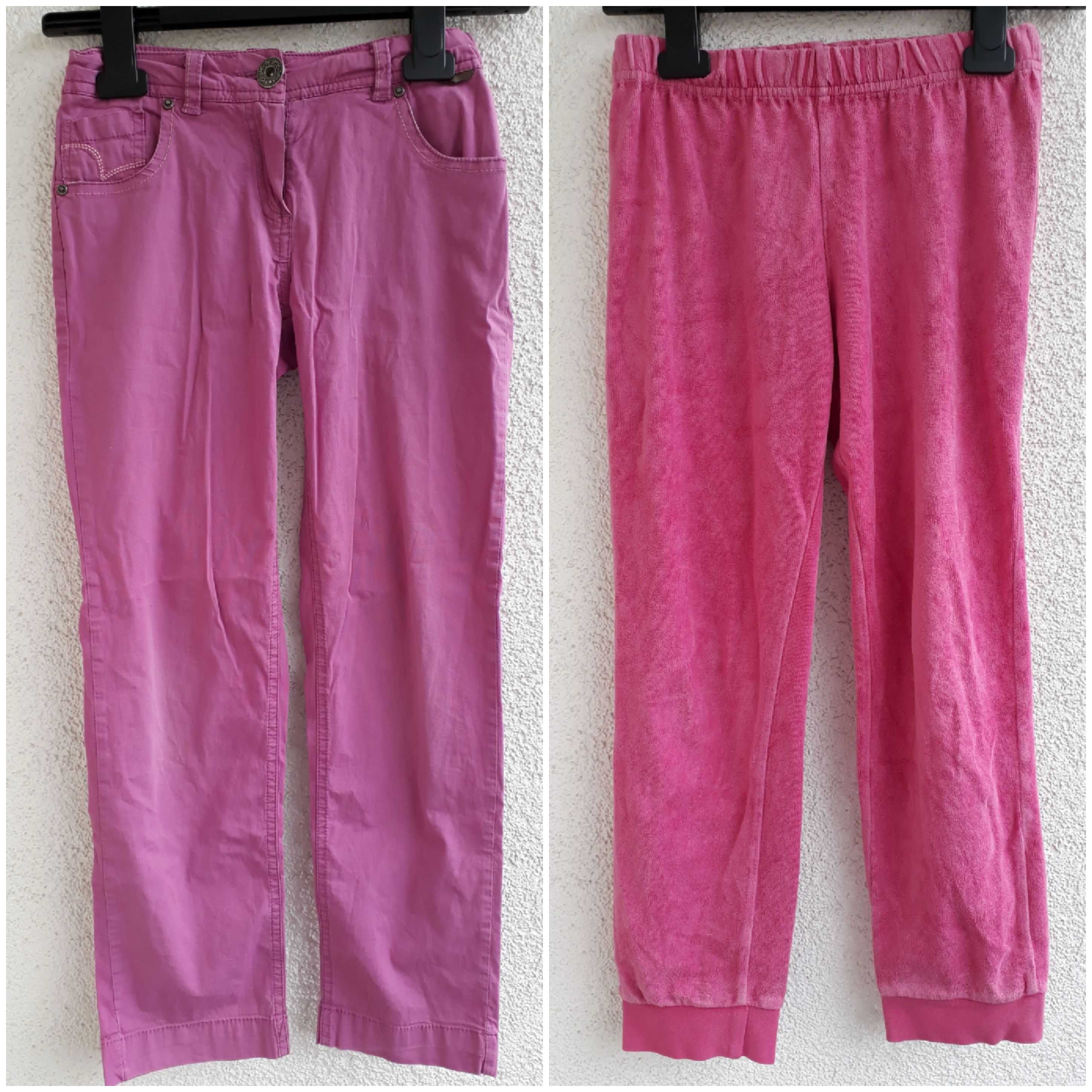 Spodnie × 2 roz. 122/128