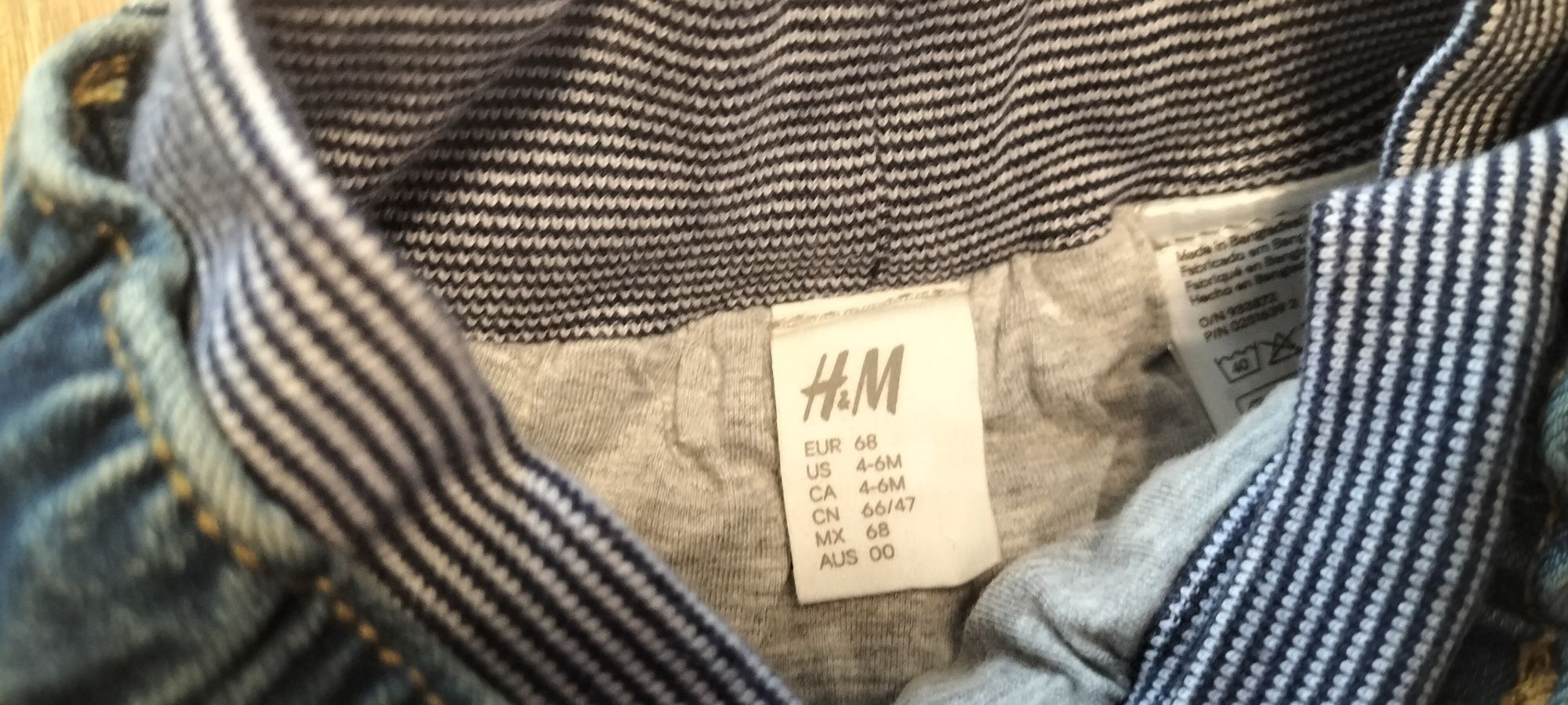 Koszula i spodnie firmy H&M roz 68