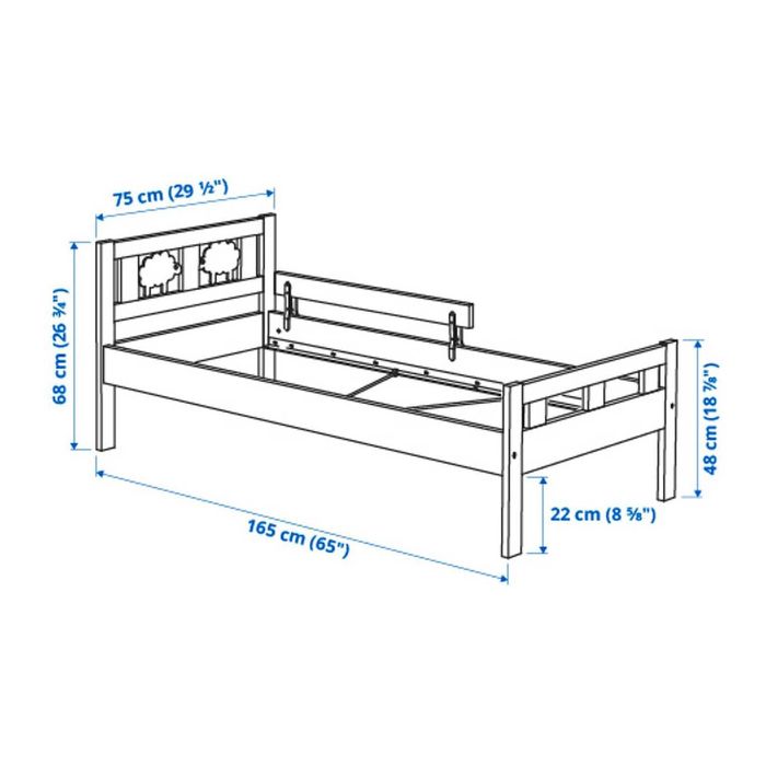 Продам детскую кровать IKEA