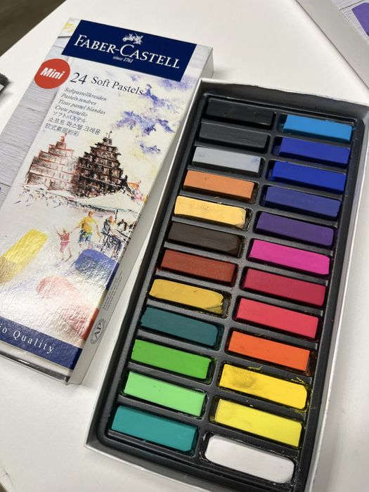 Набір сухої пастелі Faber-Castell Mini, 24 кольори