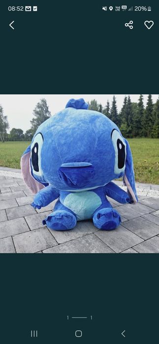 Wielki pluszowy Stich maskotka