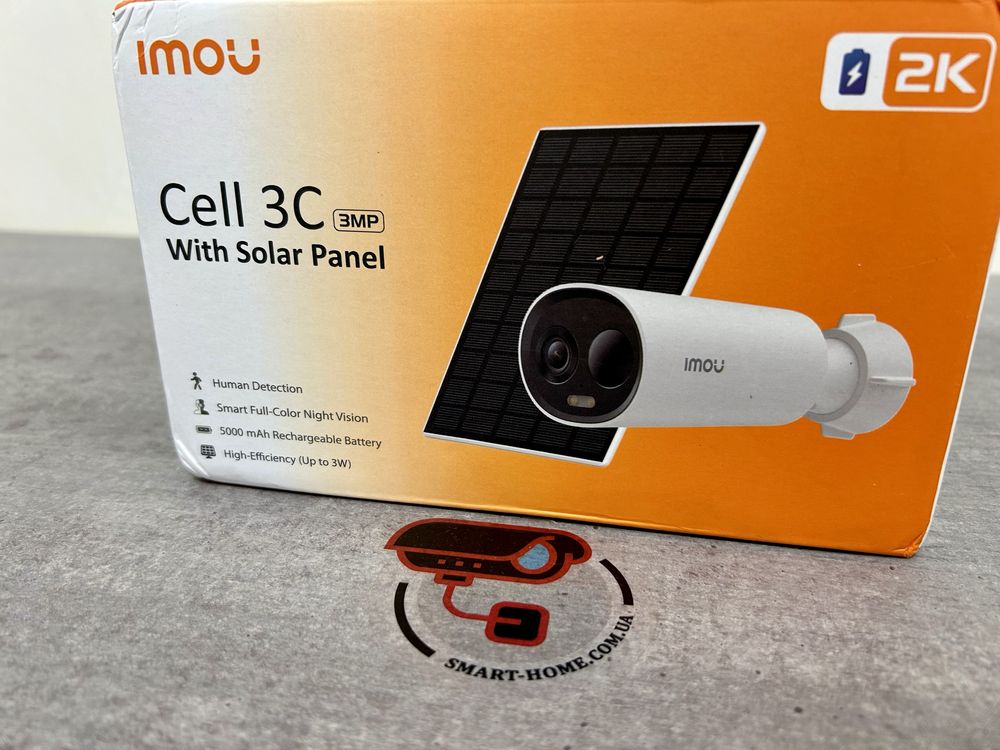 СИРЕНА IMOU 3Mp з АКБ WiFi IP автономная камера для видеонаблюдения SD