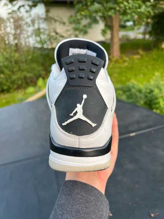 Buty meskie Mokasyny Nike_Jordan_4_retro_military_black R.44