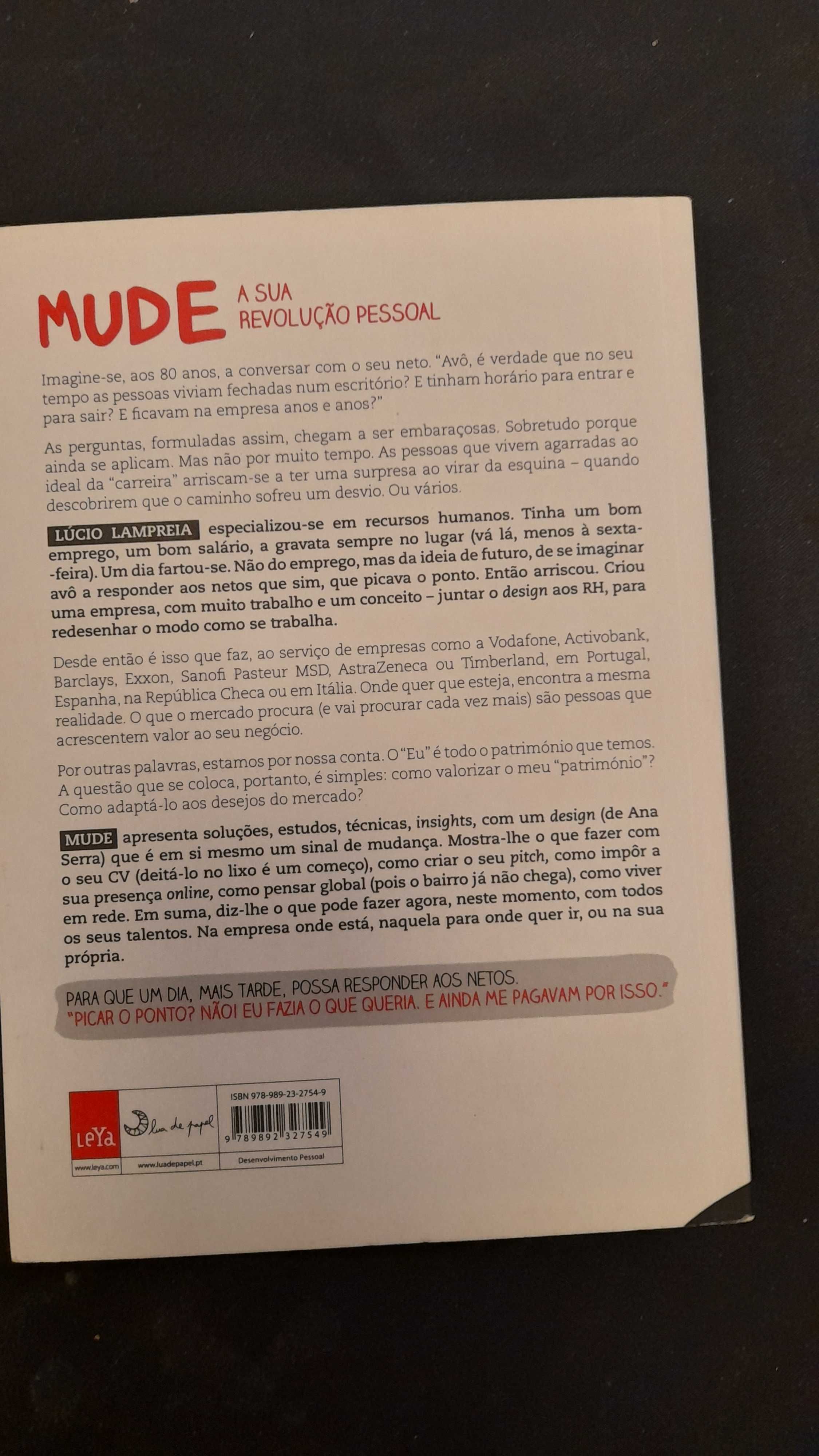 Livro MUDE A Sua Revolucao Pessoal Capa Mole