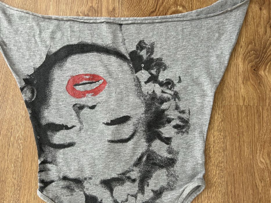 Szara Bluzka bluzeczka Marilyn Monroe Rozmiar 134