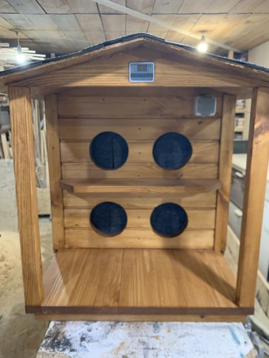 Утепленная будка с подогревом! Для котов и собак. WIFI  управление!