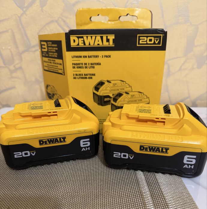 Акумуляторні батареї, АКБ Dewalt DCB206 Оригінал
