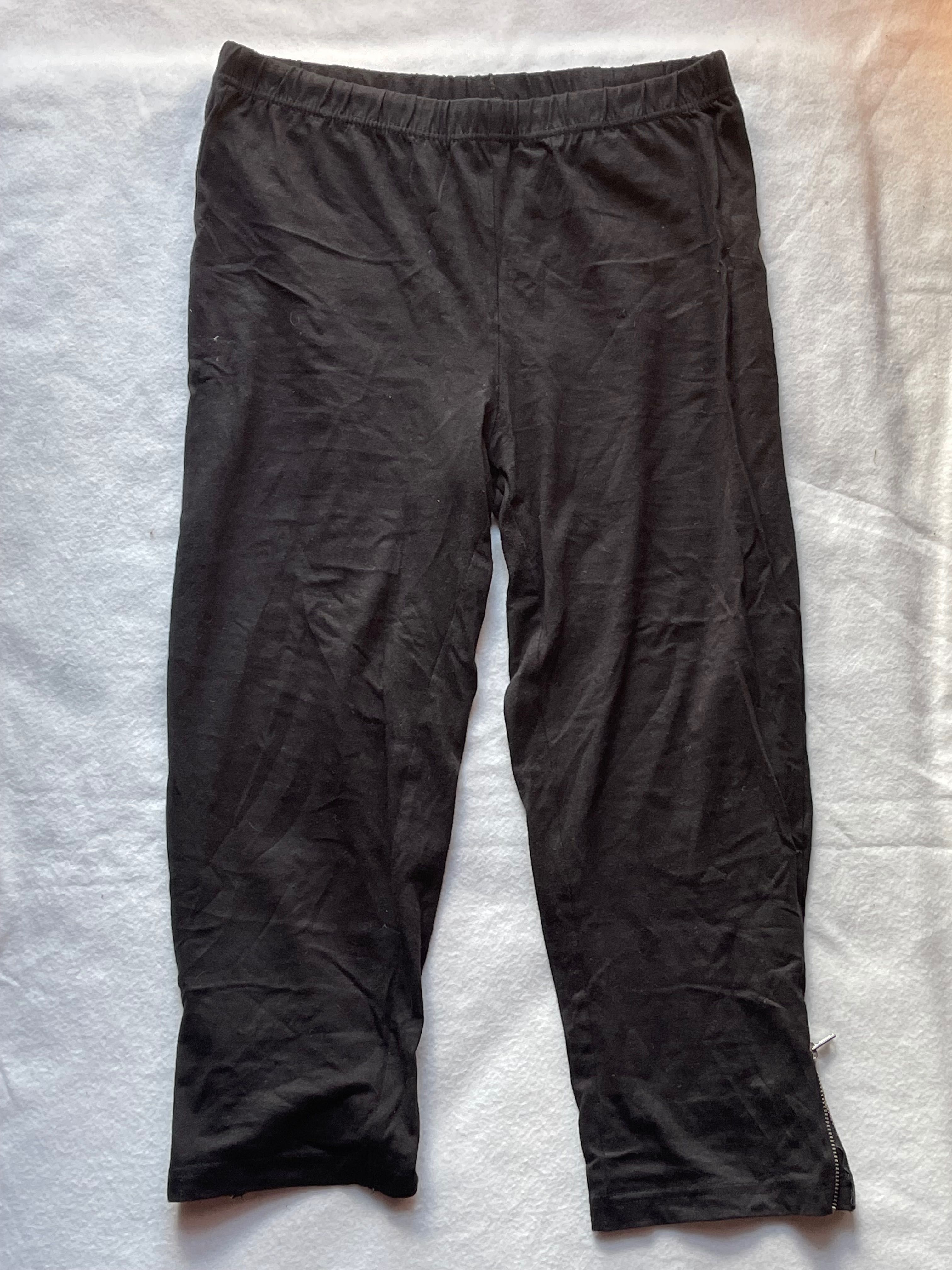 Czarne legginsy - L