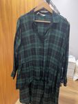 Camisa flanela tamanho  L zara