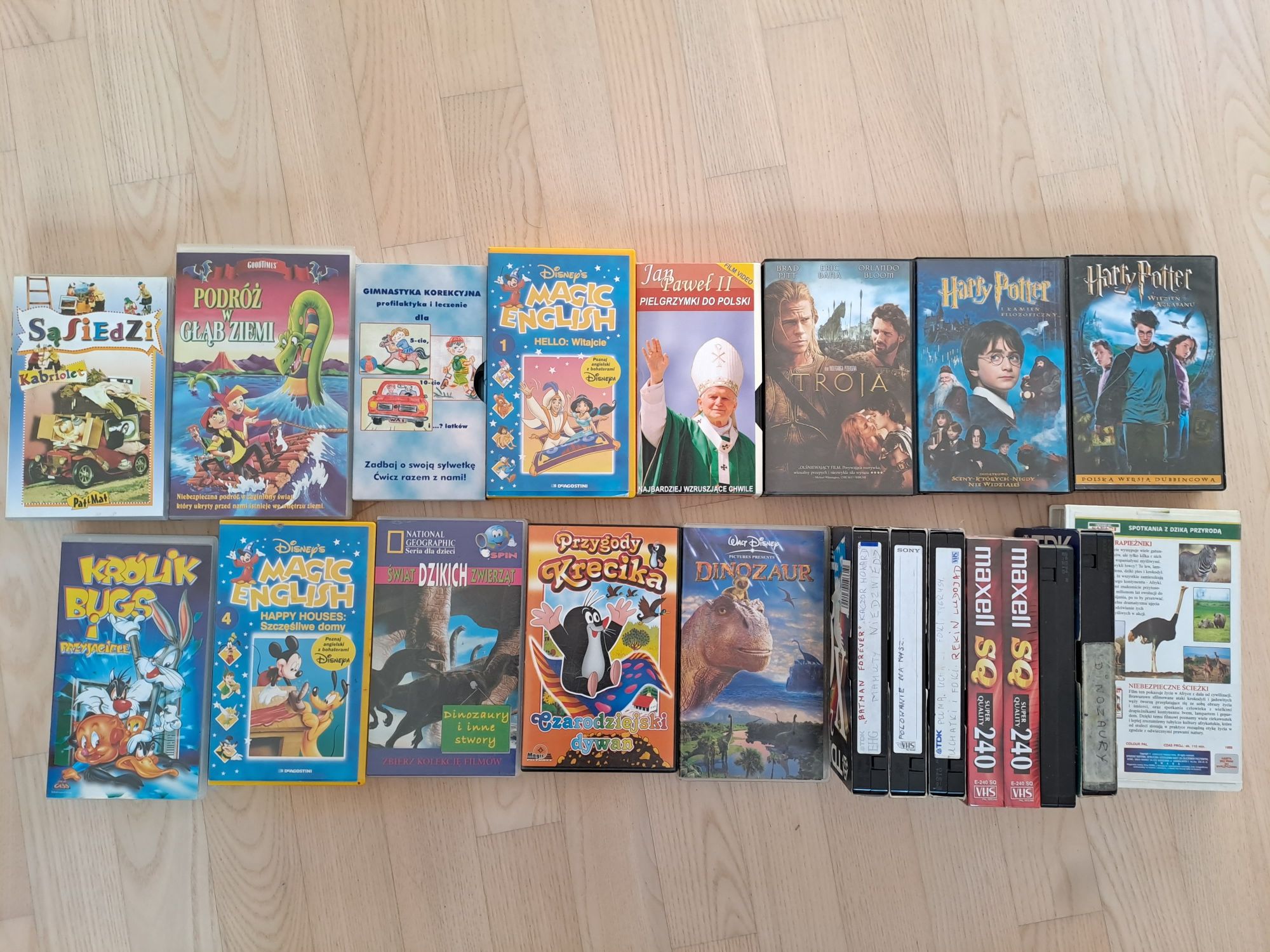 Oryginalne kasety VHS