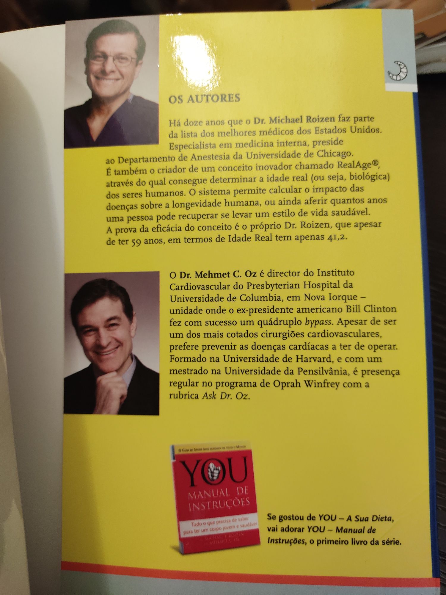 Livro "You: a sua dieta - Manual de instruções para ter o corpo ideal"