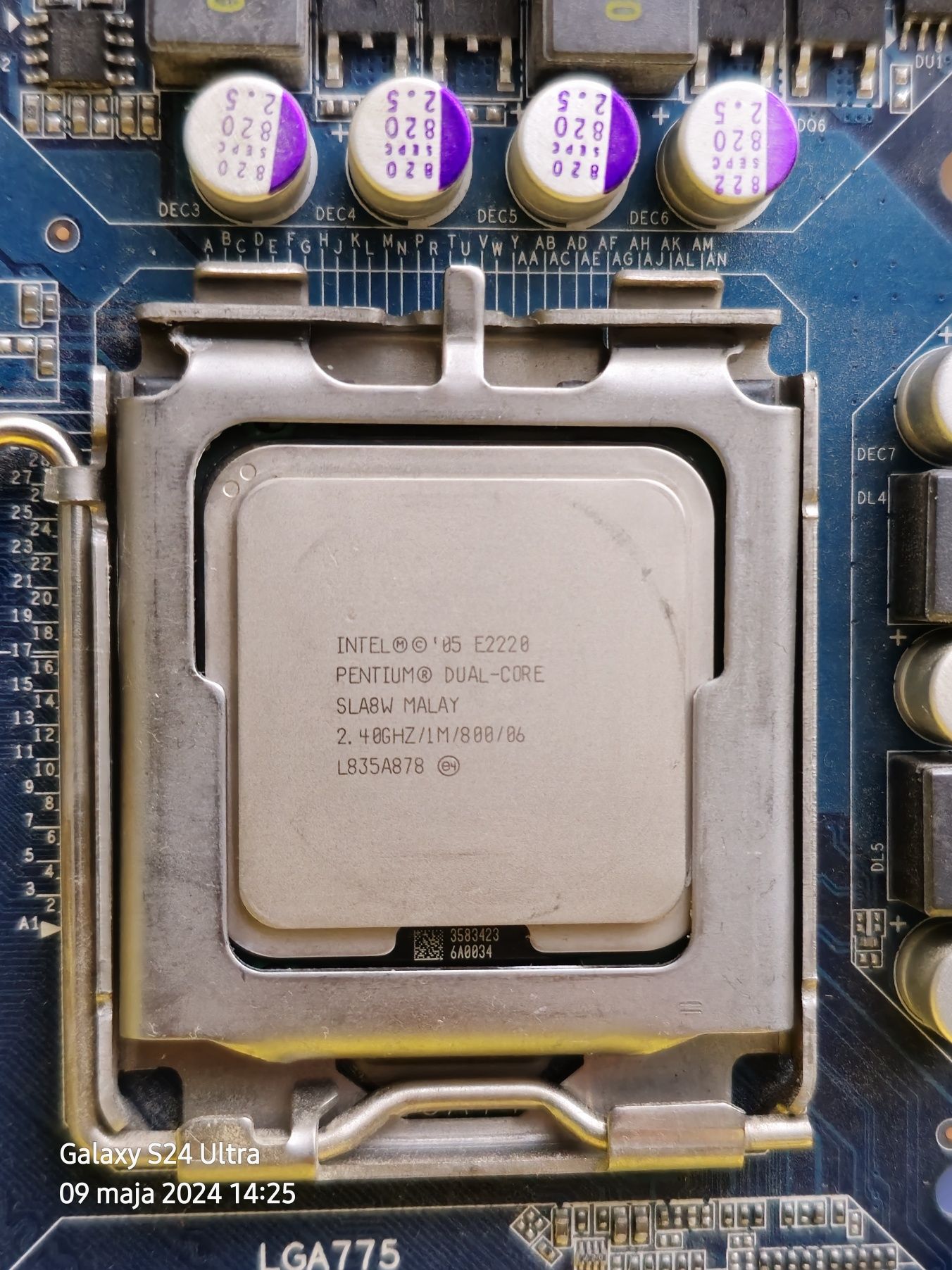 Płyta główna Gigabyte GA-EP43-S3L + Intel Pentium Dual Core 2.4ghz