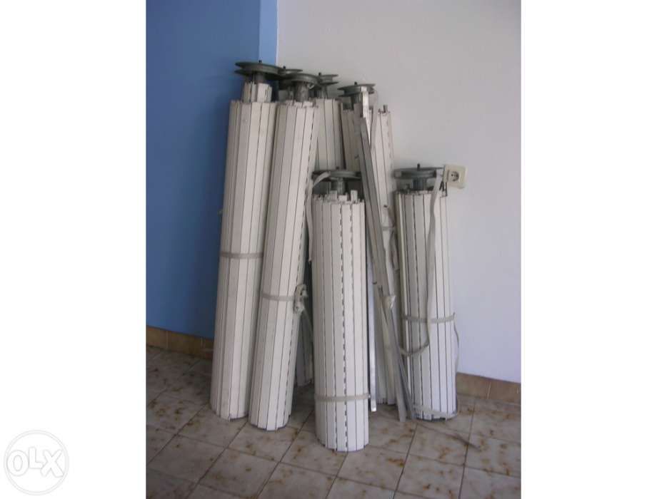 Estores em PVC branco