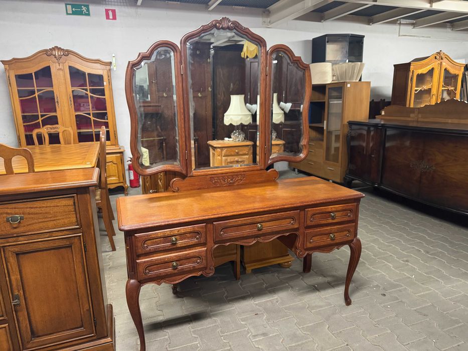 Toaletka drewniana toaletka Ludwik dąb