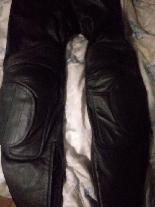 Байкерські шкіряні нові штани