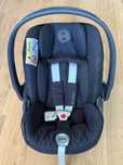 Автокрісло Cybex Cloud Z i-Size Black + перехідники на візочок Roan