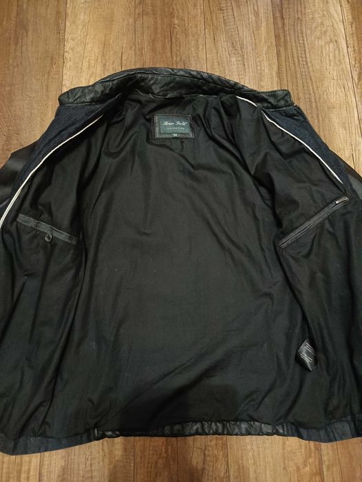 Kurtka , skóra, jeans