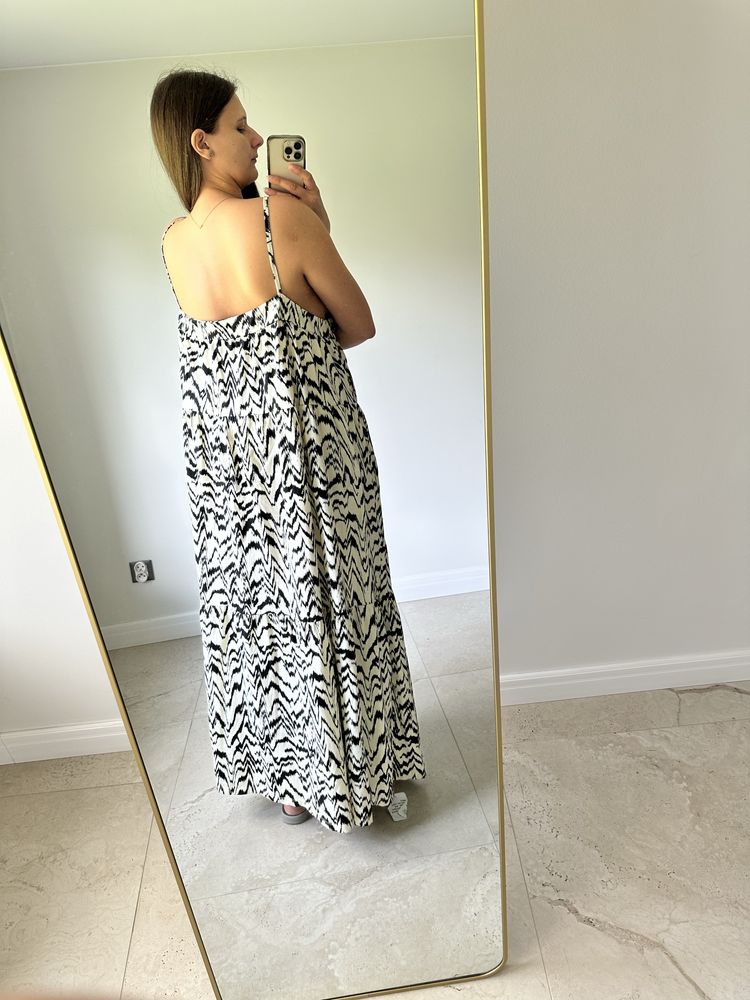 Sukienka na lato ASOS rozmiar 58 bawełna