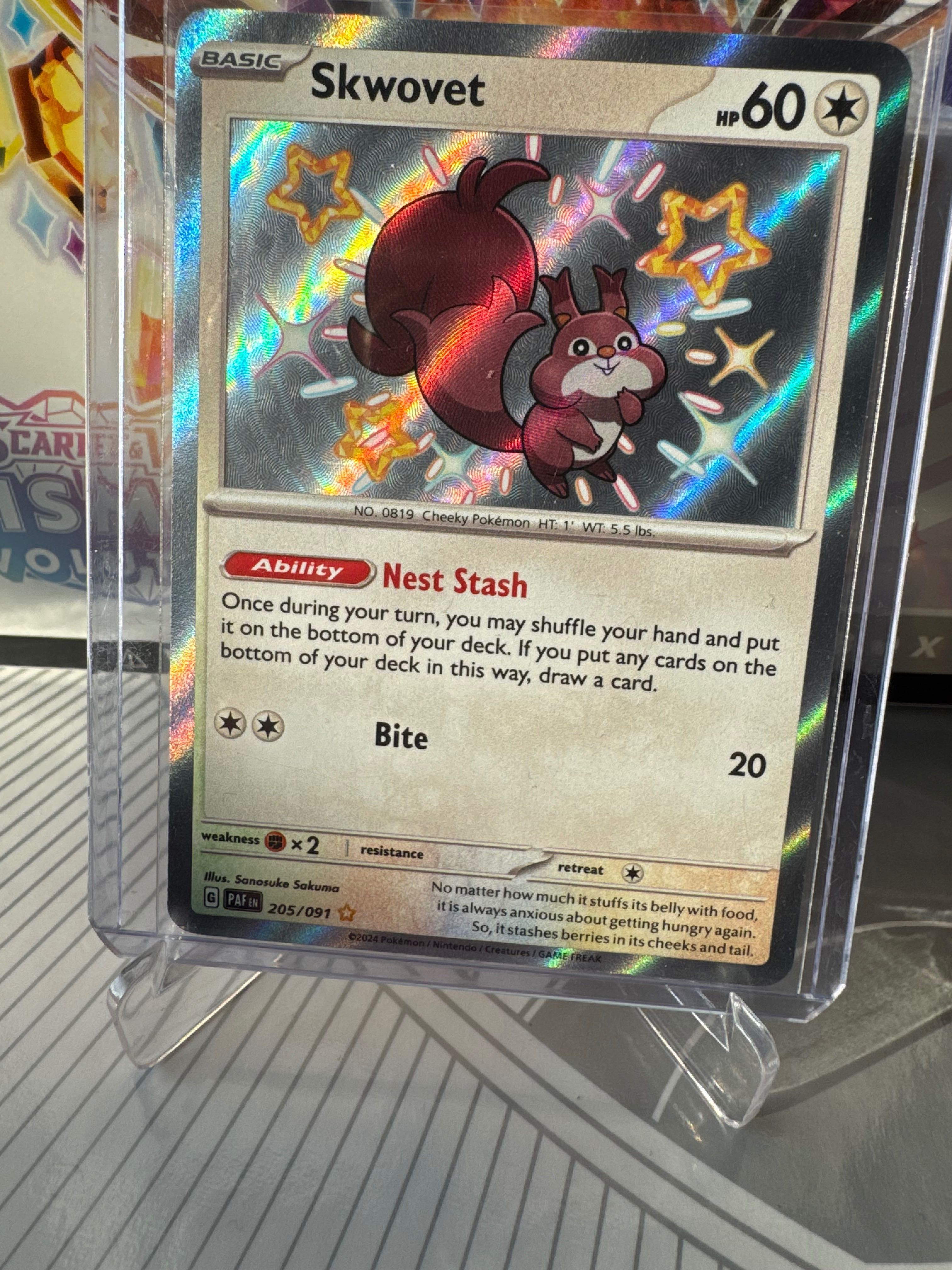 Karta Pokemon TCG Skovet shiny