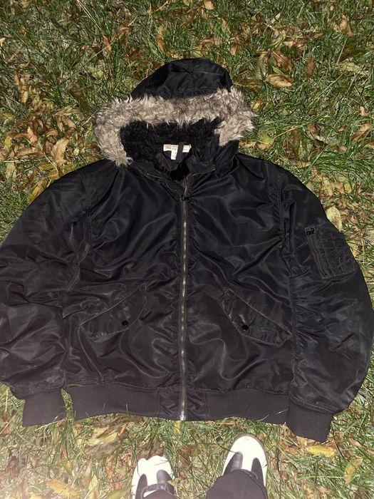 Alpha industies type alaska bomber sk8 бомбер куртка аляска с мехом