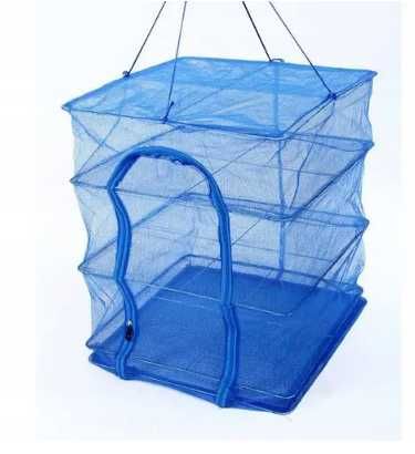 Suszarka Siatkowa Duża Wytrzymała do Grzybów Owoców Ziół Wędkarstwa