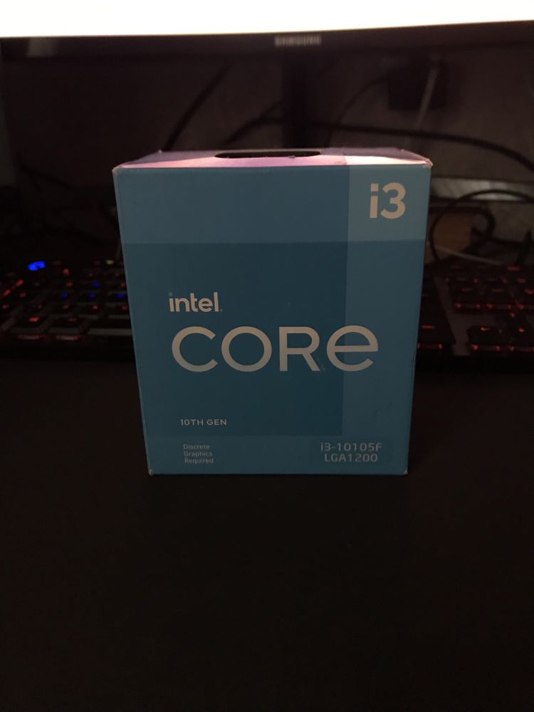 Процесор Intel Core i3-10105F 3.7 GHz / 6 MB (BX8070110105F) s1200 BOX