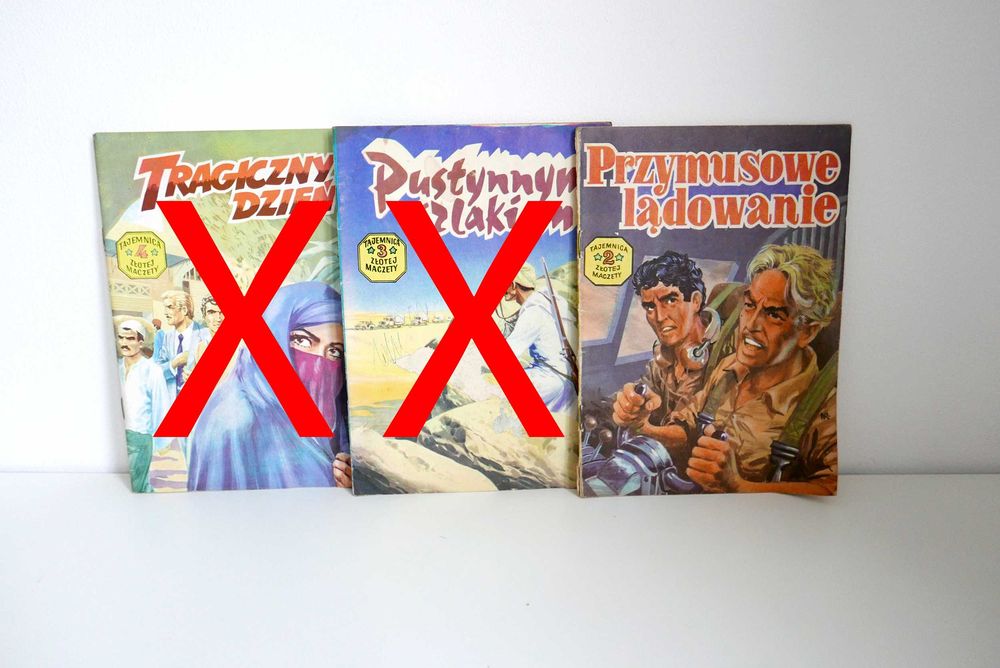 Tajemnica złotej maczety / Komiks z lat 80