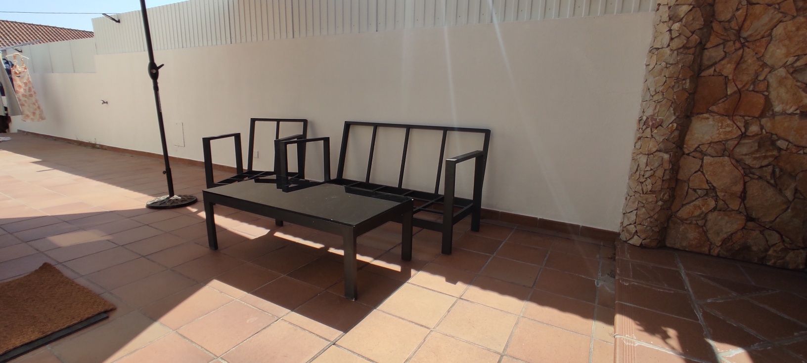Conjunto sofás de exterior