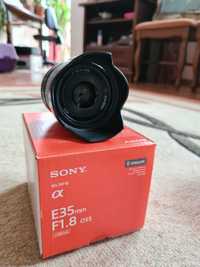 Об'єктив Sony E 35mm f/1.8 OSS (SEL35f18) зі стабілізатором