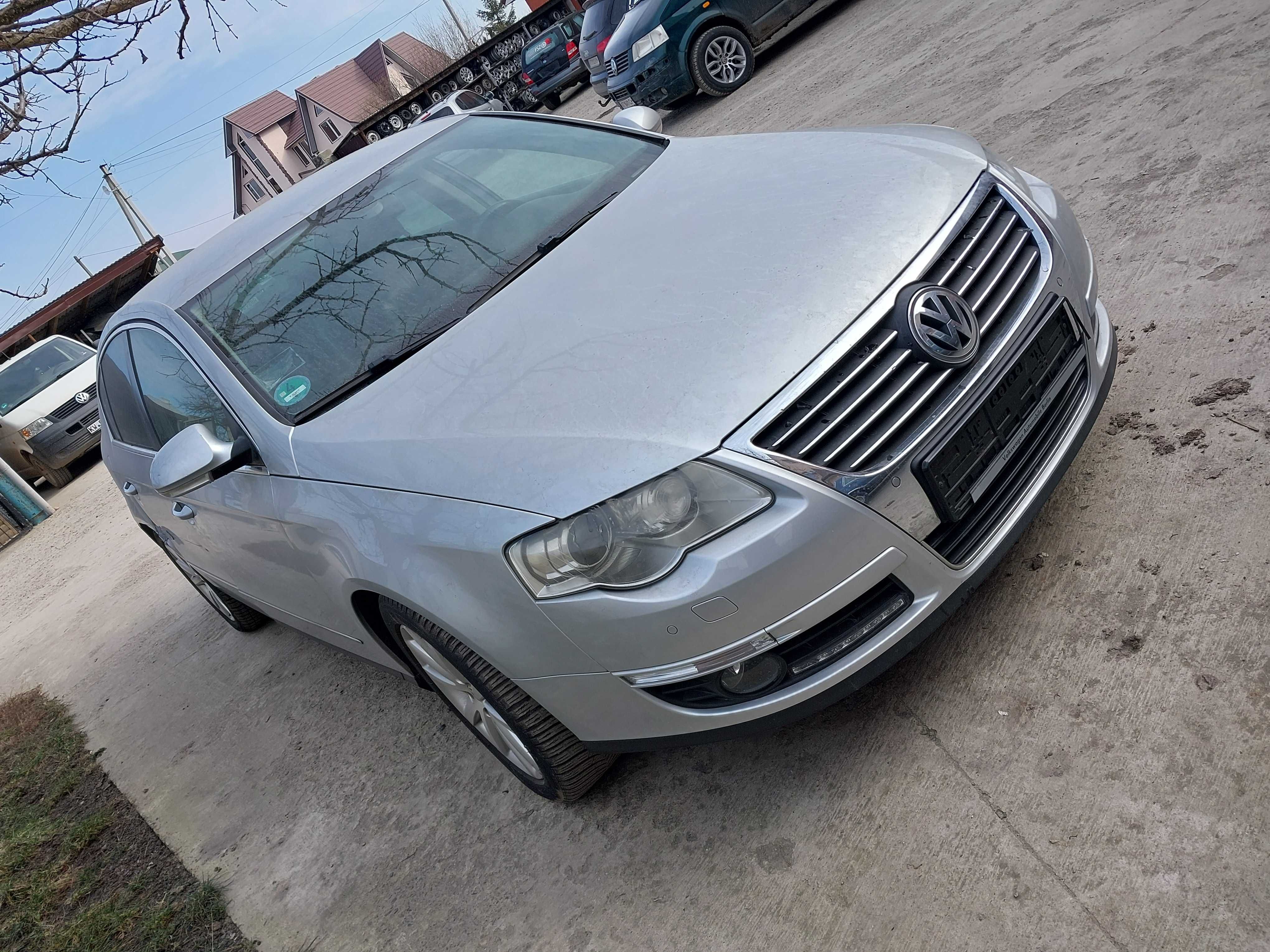 Бампер Passat B6 , комплект , хромована решітка
