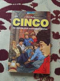 Livro os cinco no monte dos contrabadistas