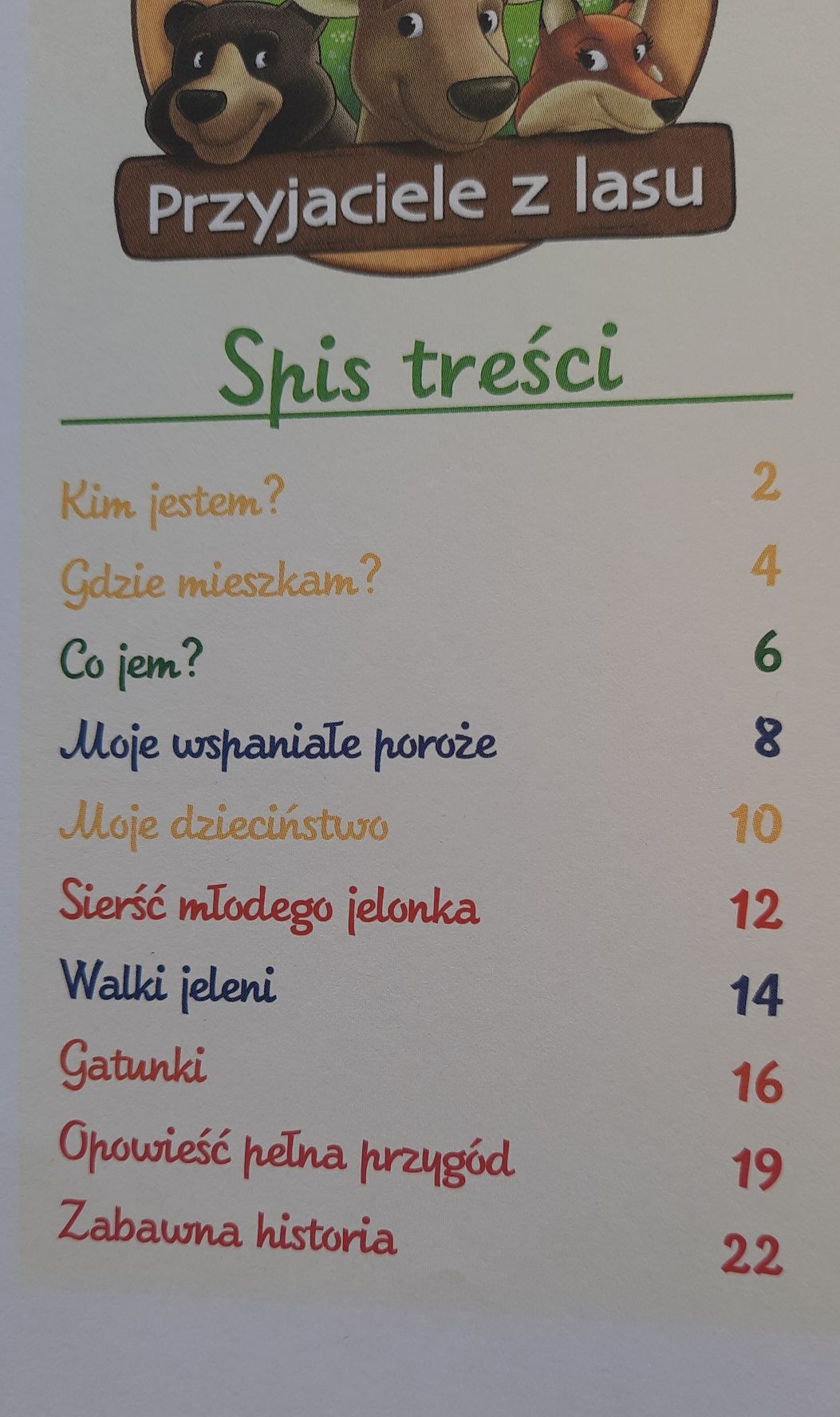 Zestaw Na pastwisku Krowa i Mieszkam w lesie Jeleń