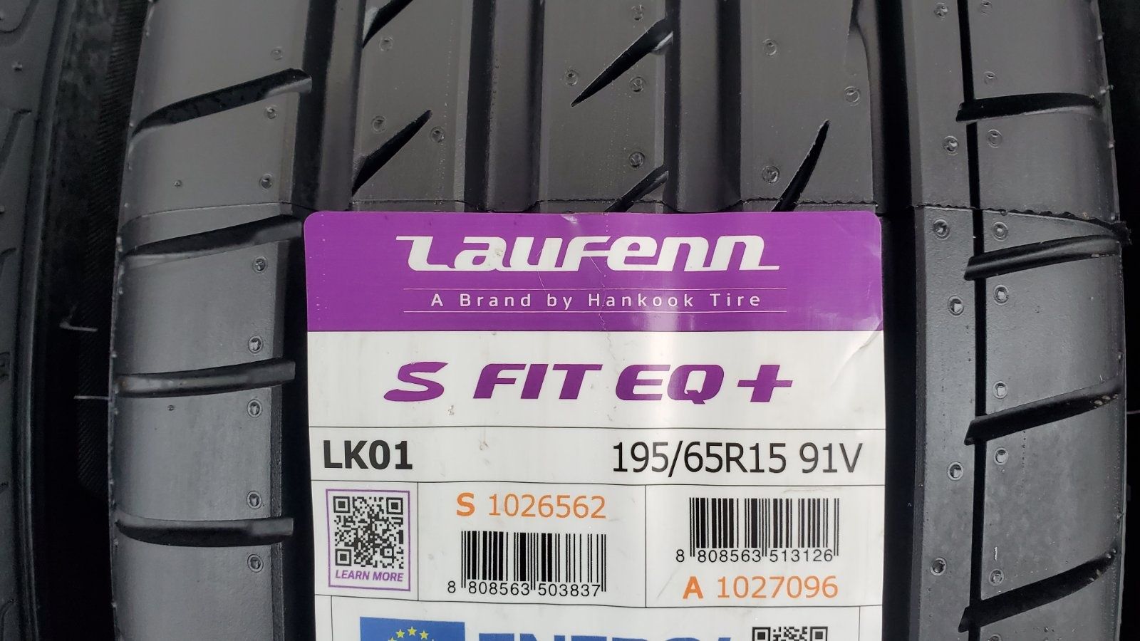 Шини 195/65 R 15 Laufenn S FIT EQ+ Літо. Нові колеса склад.