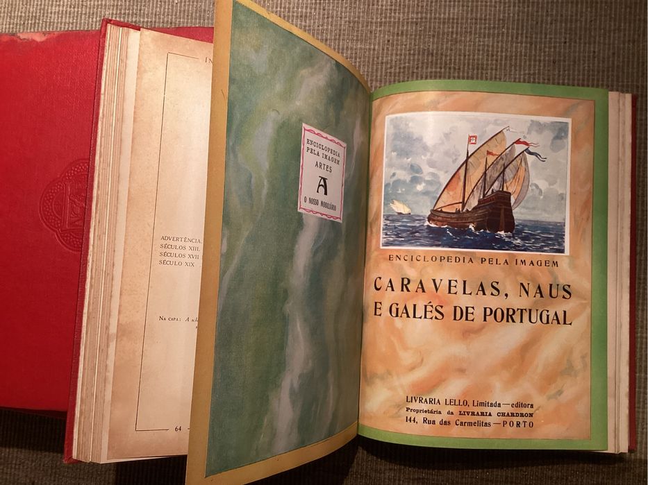 Livros Encyclopedia pela Imagem. 4 volumes. Completa. Lello e Irmão