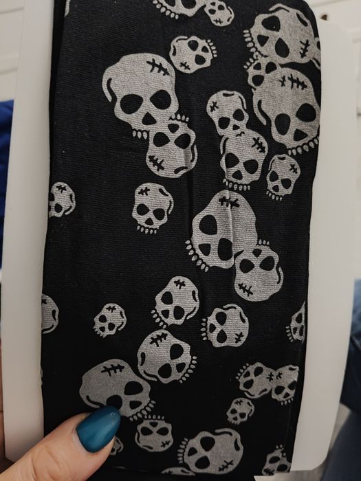 Rajstopy 40den Halloween czaszki