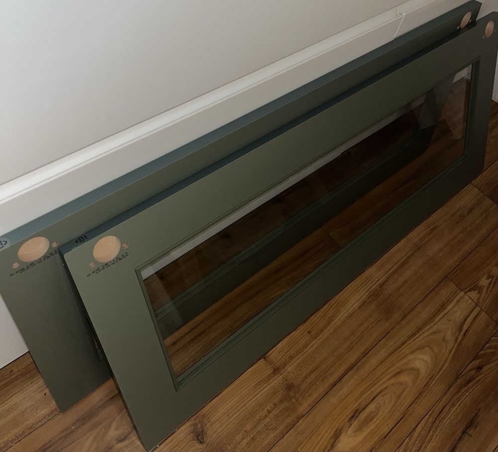 2x 40x100cm. A X S T A D ikea metod front drzwi maximera utrusta szkło