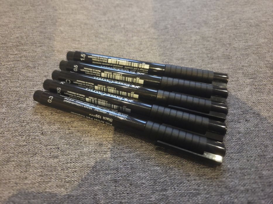 Faber Castell Pitt Artist Pen zestaw cienkopisów.