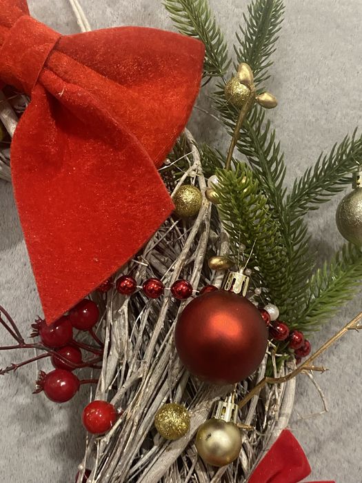 Świateczny woanek na okna, drzwi